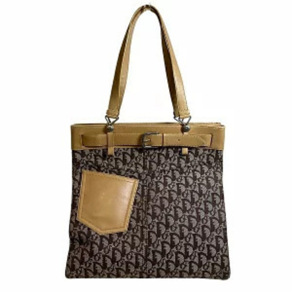 Christian Dior Trotter Tote Bag Handbag Shoulder